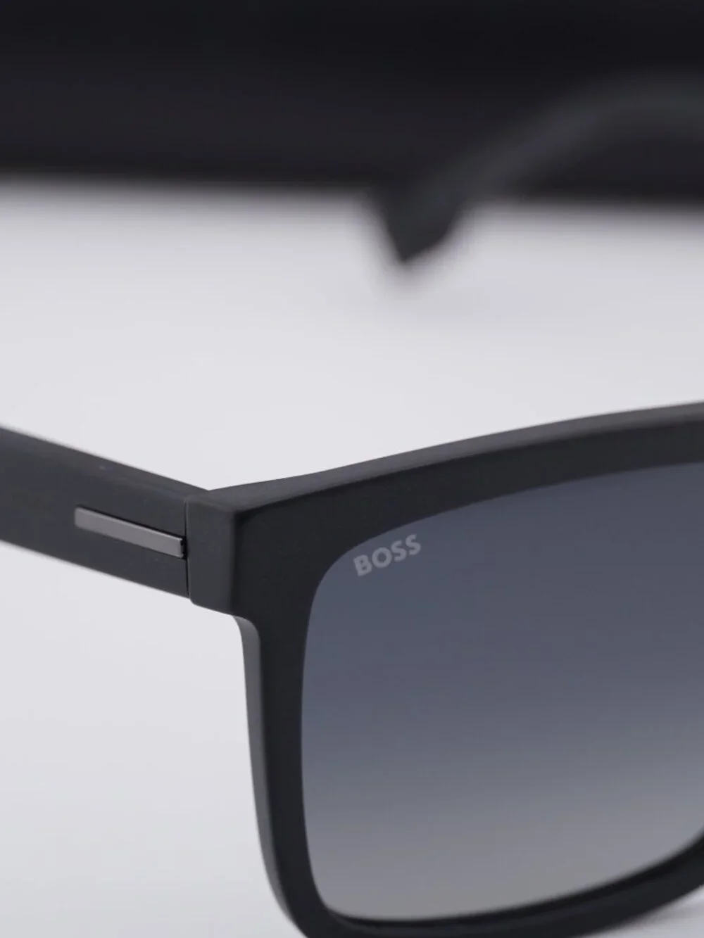 Hugo BOSS 1440/S 003/WJ Square Sunglasses - Black / Blue